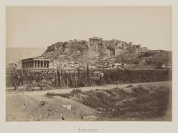 Athènes. Vue du nord-ouest de l’Acropole. Au premier plan, le
Théséion © Musée Guimet, Paris, Distr. Rmn / Image Guimet Athènes. Vue du nord-ouest de l’Acropole. Au premier plan, le
Théséion © Musée Guimet, Paris, Distr. Rmn / Image Guimet