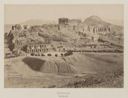 Athènes. Vue du sud-ouest de l’Acropole © Musée Guimet, Paris, Distr. Rmn / Image Guimet Athènes. Vue du sud-ouest de l’Acropole © Musée Guimet, Paris, Distr. Rmn / Image Guimet