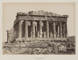 Athènes. Vue de la façade ouest du Parthénon © Musée Guimet, Paris, Distr. Rmn / Image Guimet Athènes. Vue de la façade ouest du Parthénon © Musée Guimet, Paris, Distr. Rmn / Image Guimet